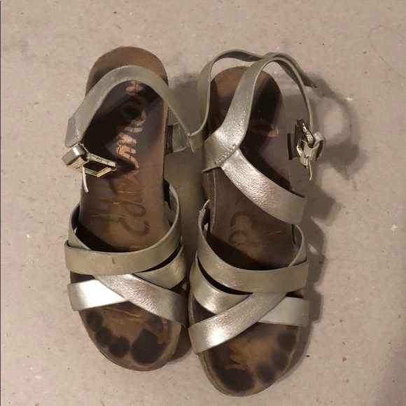 Sam Edelman Wedges Gold - Picture 2 of 3